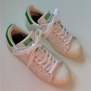 Stan Smith Adidas White and Green Sneakers Men’s sz 6.5